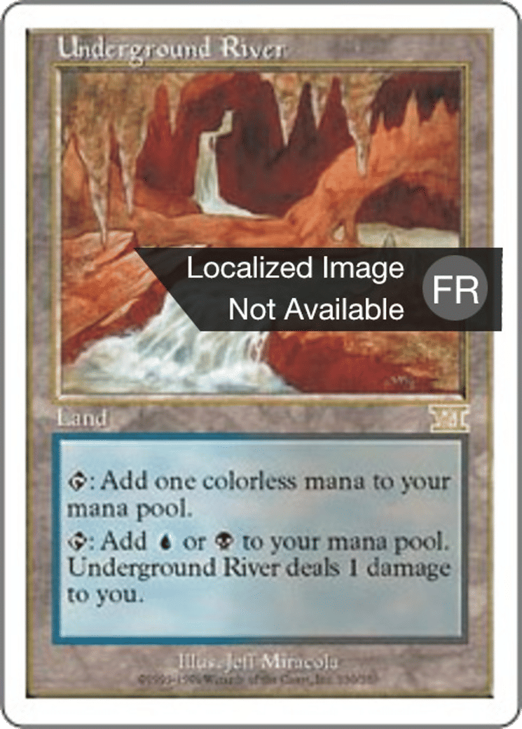 Rivière souterraine — Classic Sixth Edition — Magic: The Gathering