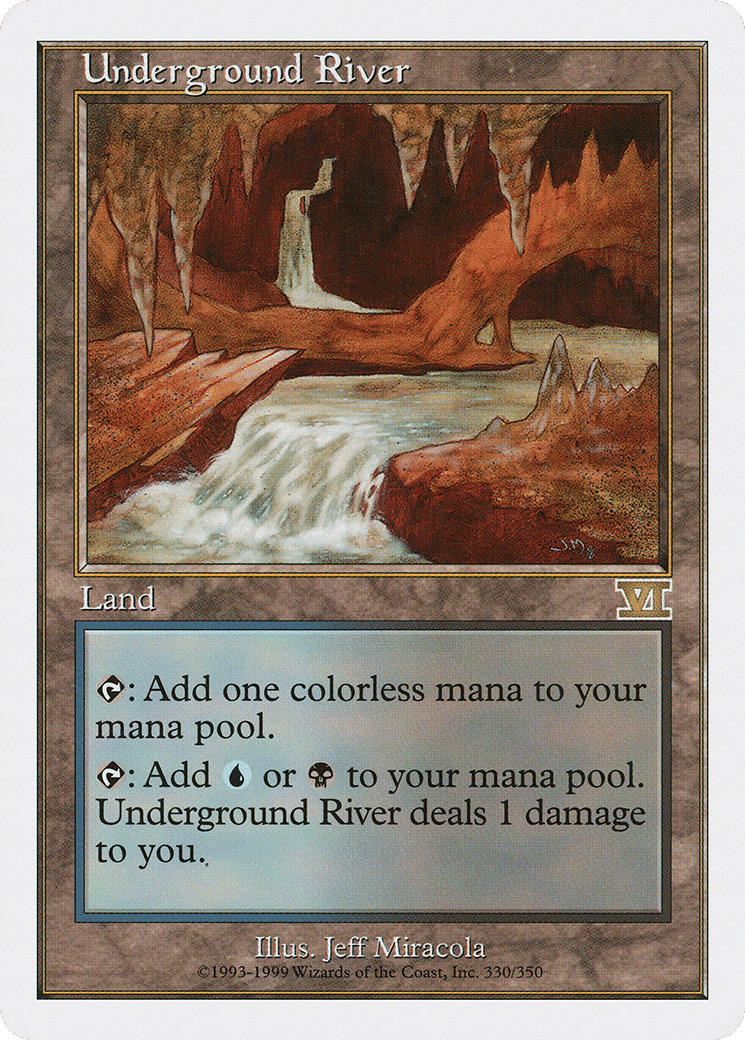 Underground River — Classic Sixth Edition — Magic: The Gathering