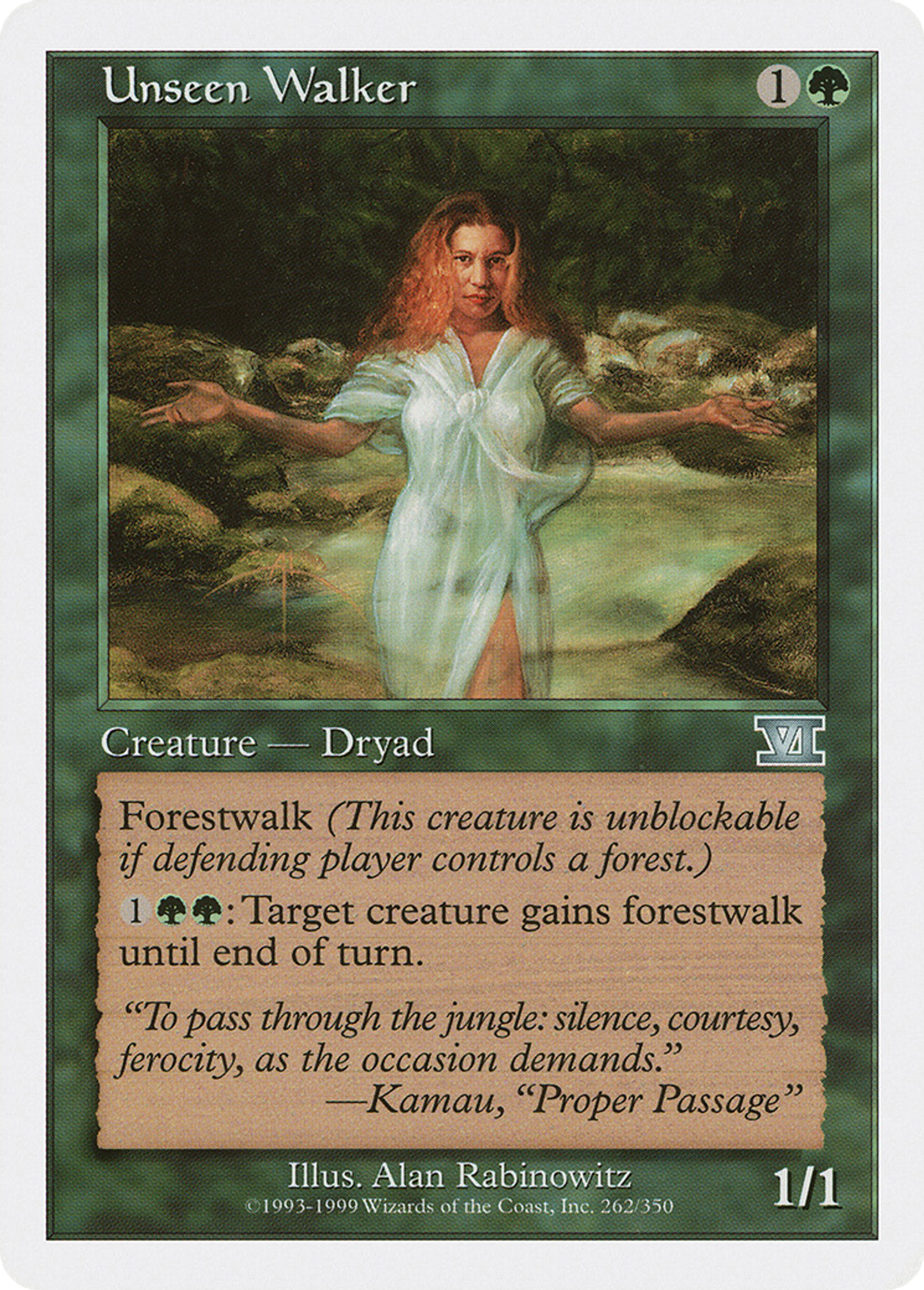 Unseen Walker — Classic Sixth Edition — Magic: The Gathering
