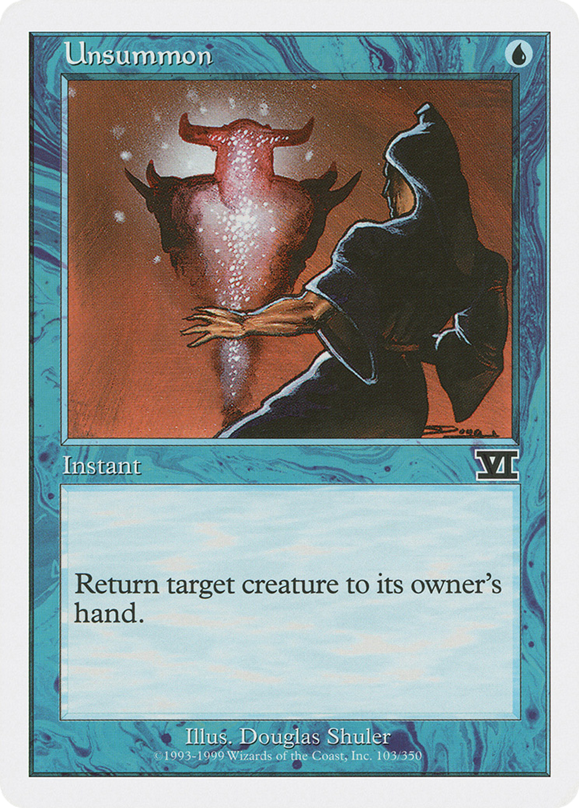 Unsummon — Classic Sixth Edition — Magic: The Gathering