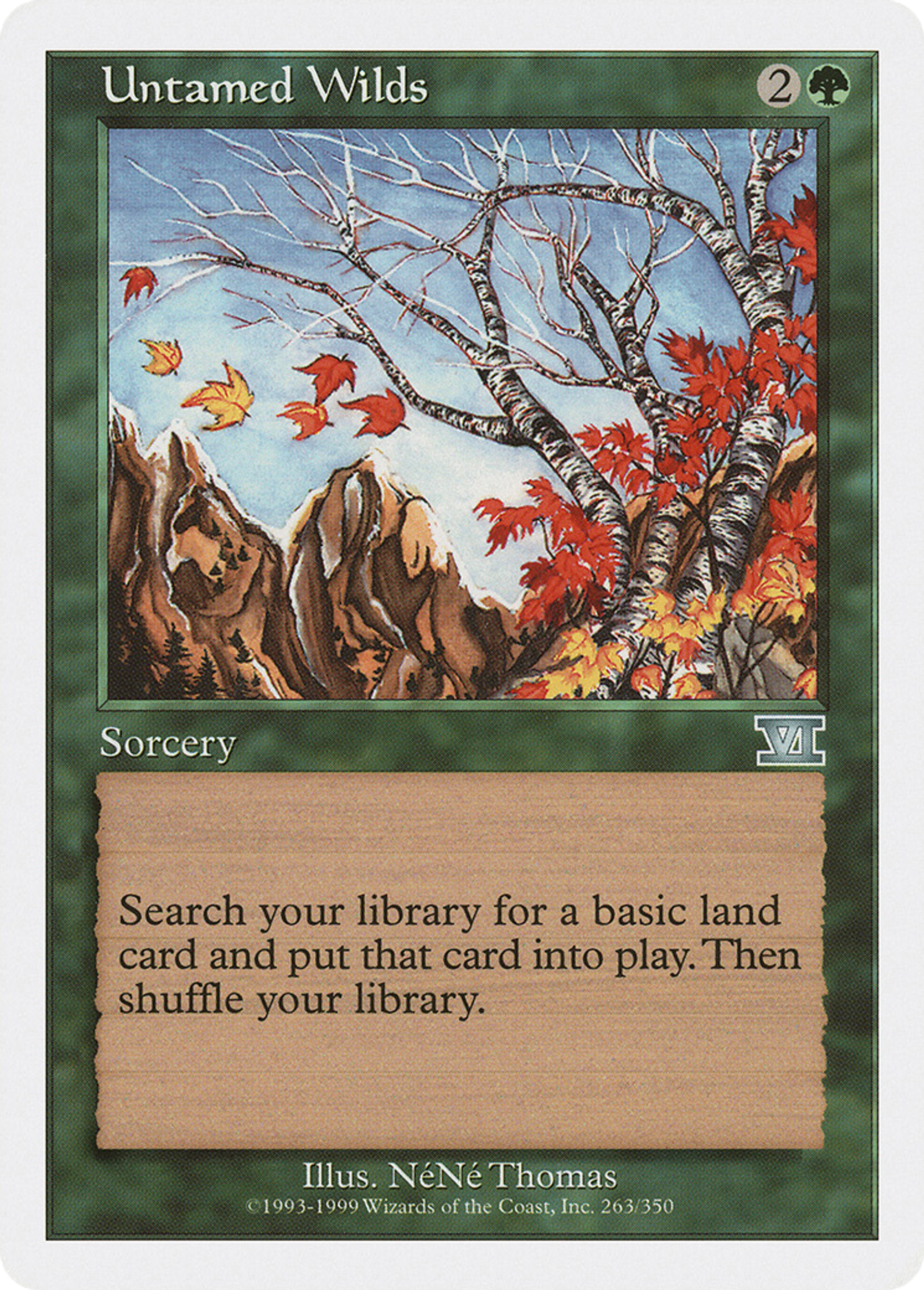 Untamed Wilds — Classic Sixth Edition — Magic: The Gathering