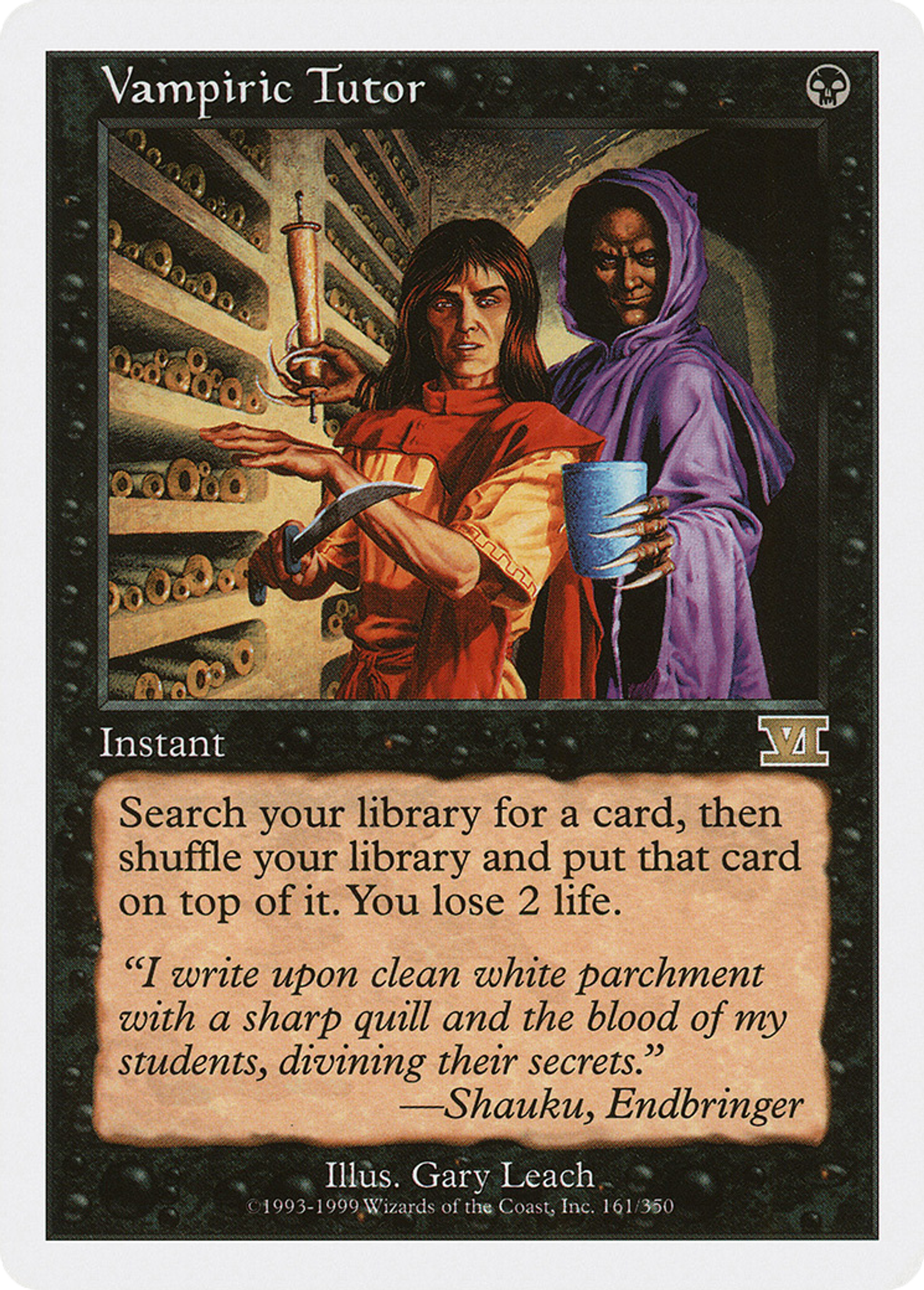 Vampiric Tutor — Classic Sixth Edition — Magic: The Gathering