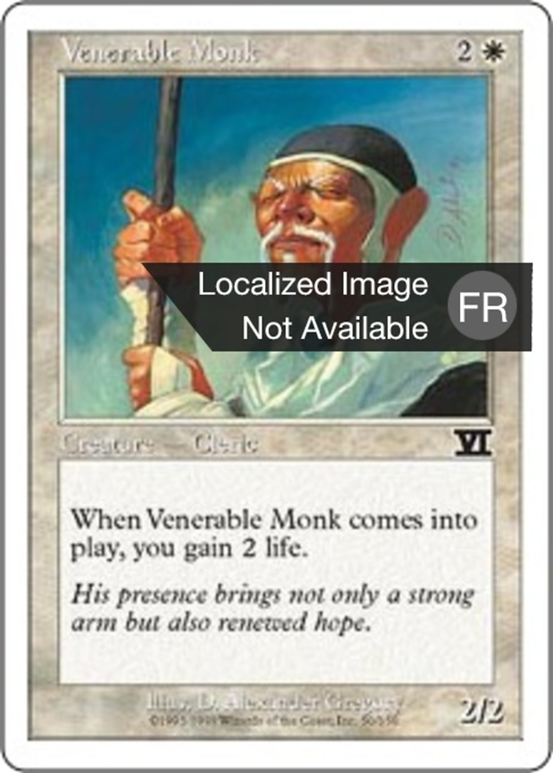 Moine vénérable — Classic Sixth Edition — Magic: The Gathering