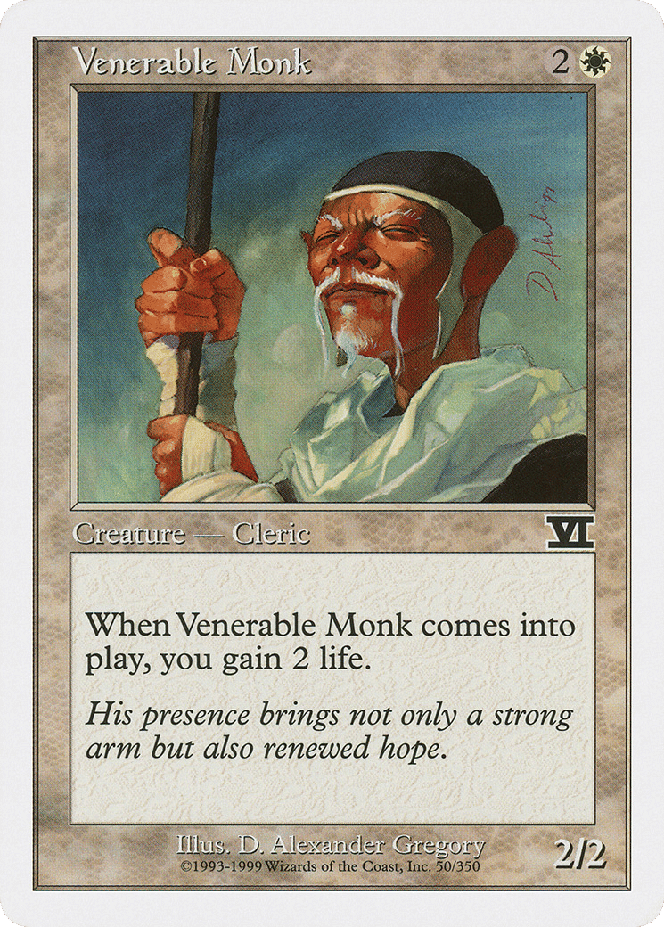 Venerable Monk — Classic Sixth Edition — Magic: The Gathering
