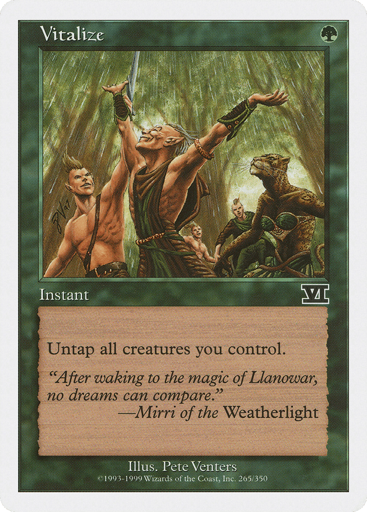 Vitalize — Classic Sixth Edition — Magic: The Gathering