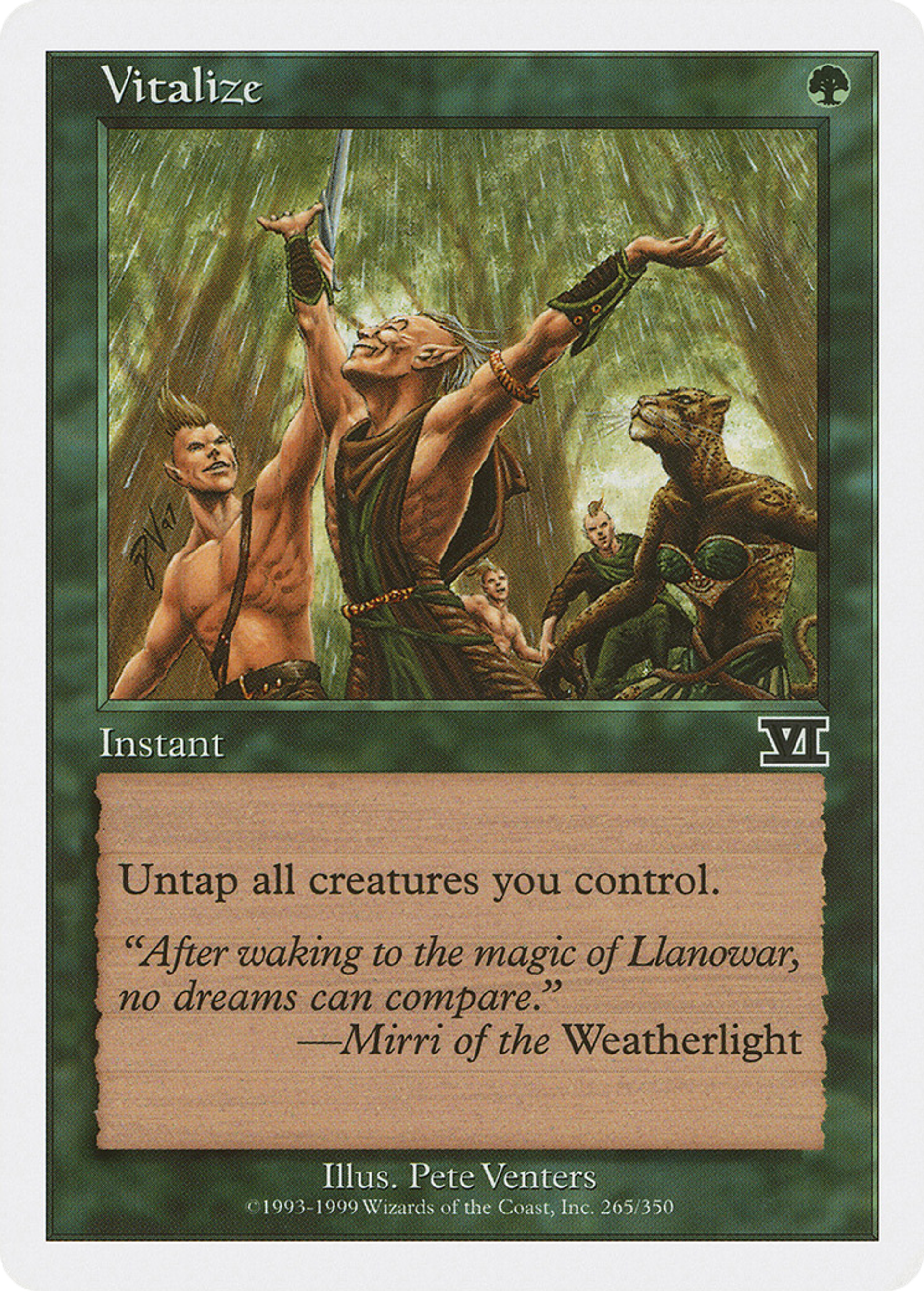 Vitalize — Classic Sixth Edition — Magic: The Gathering