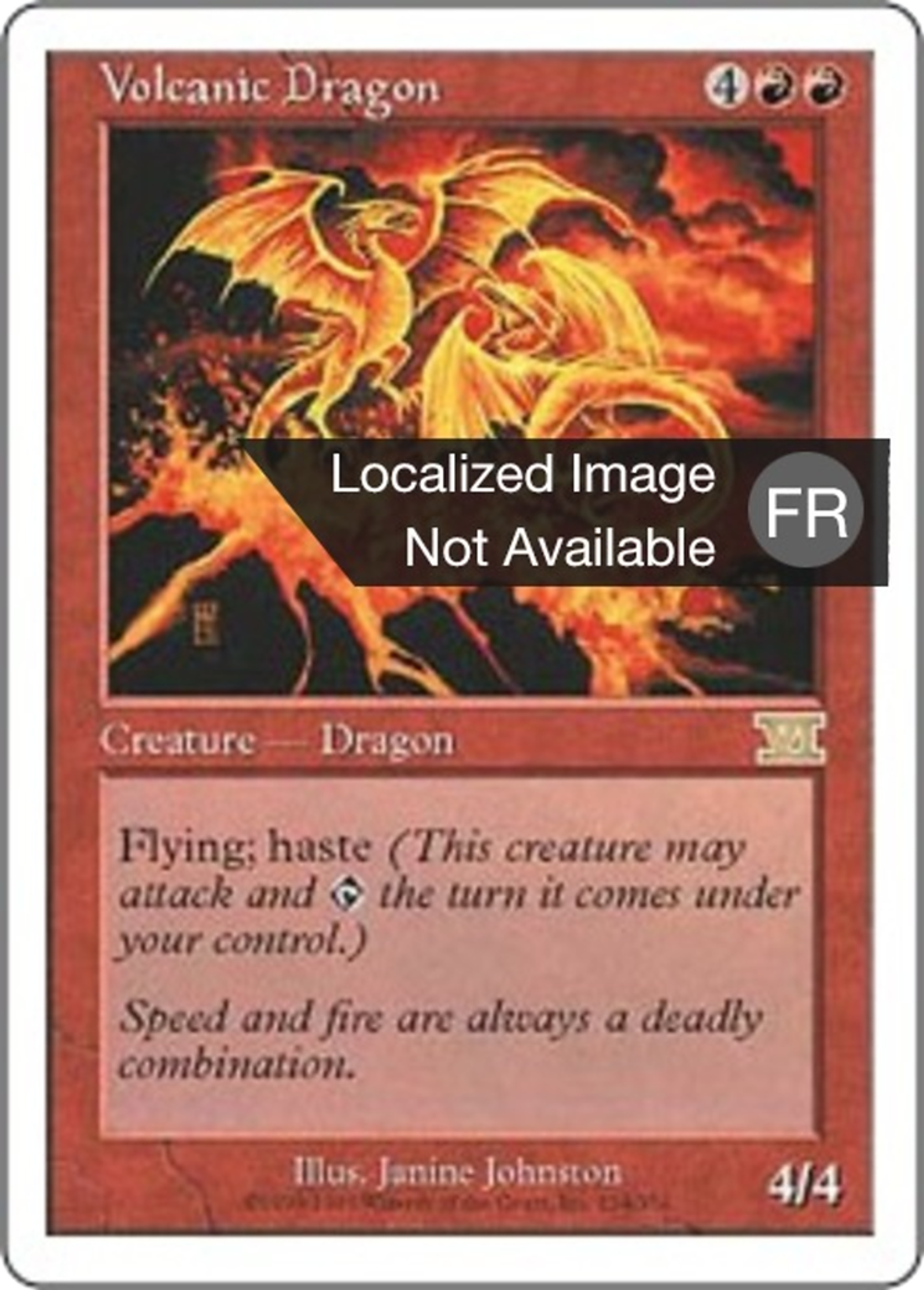 Dragon des volcans — Classic Sixth Edition — Magic: The Gathering