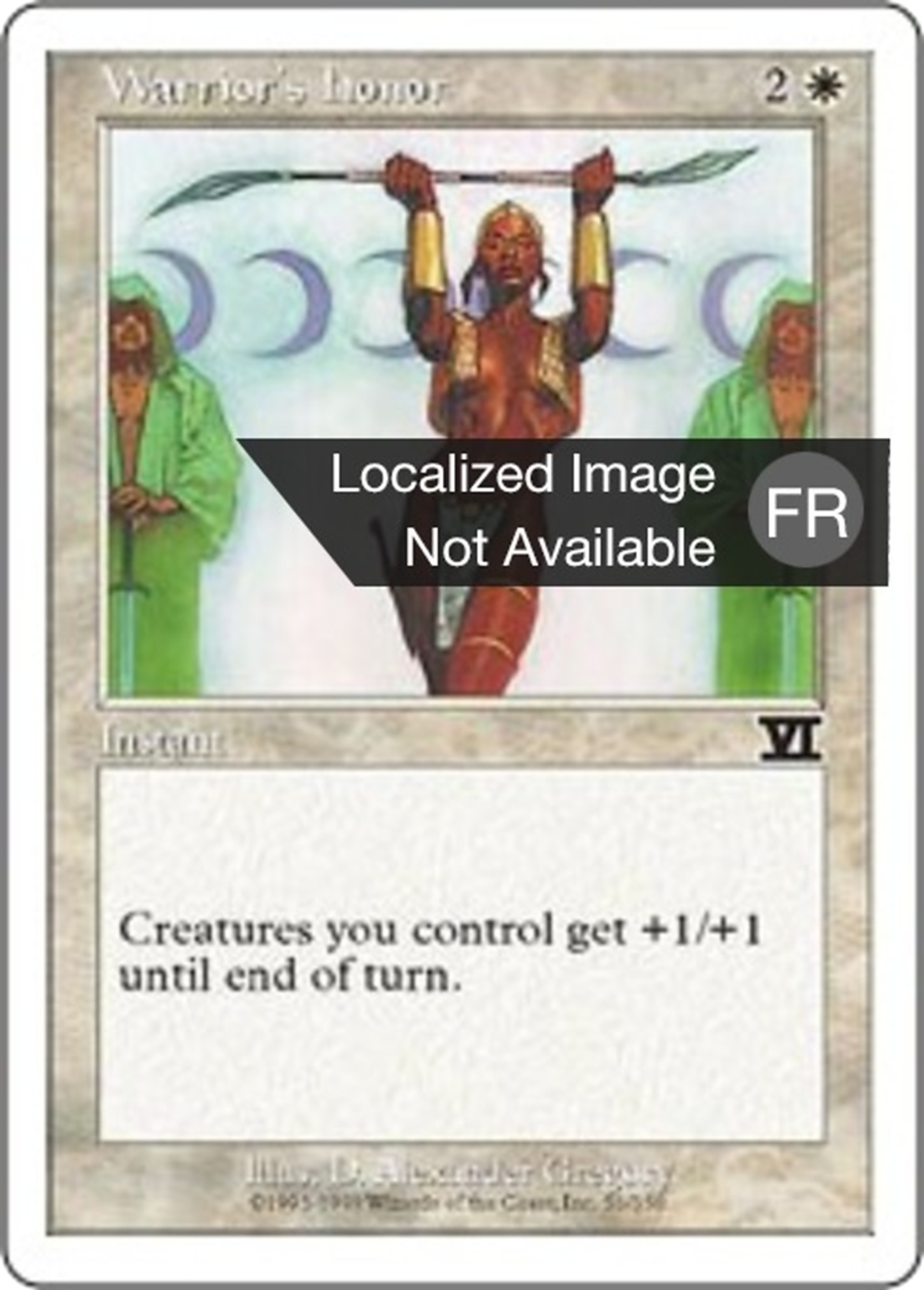 Honneur du guerrier — Classic Sixth Edition — Magic: The Gathering