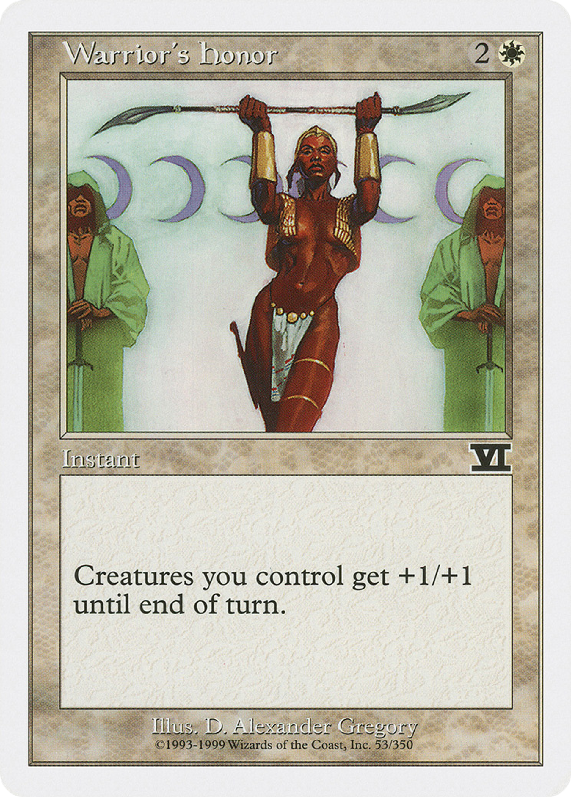 Warrior's Honor — Classic Sixth Edition — Magic: The Gathering