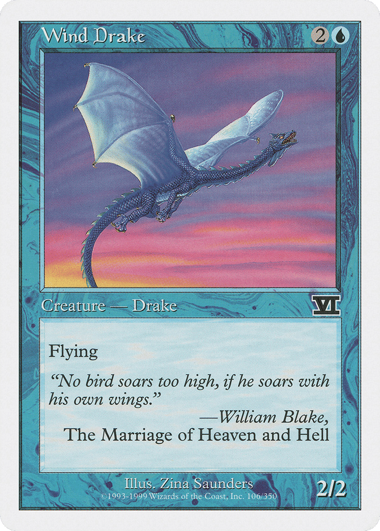 Wind Drake — Classic Sixth Edition — Magic: The Gathering