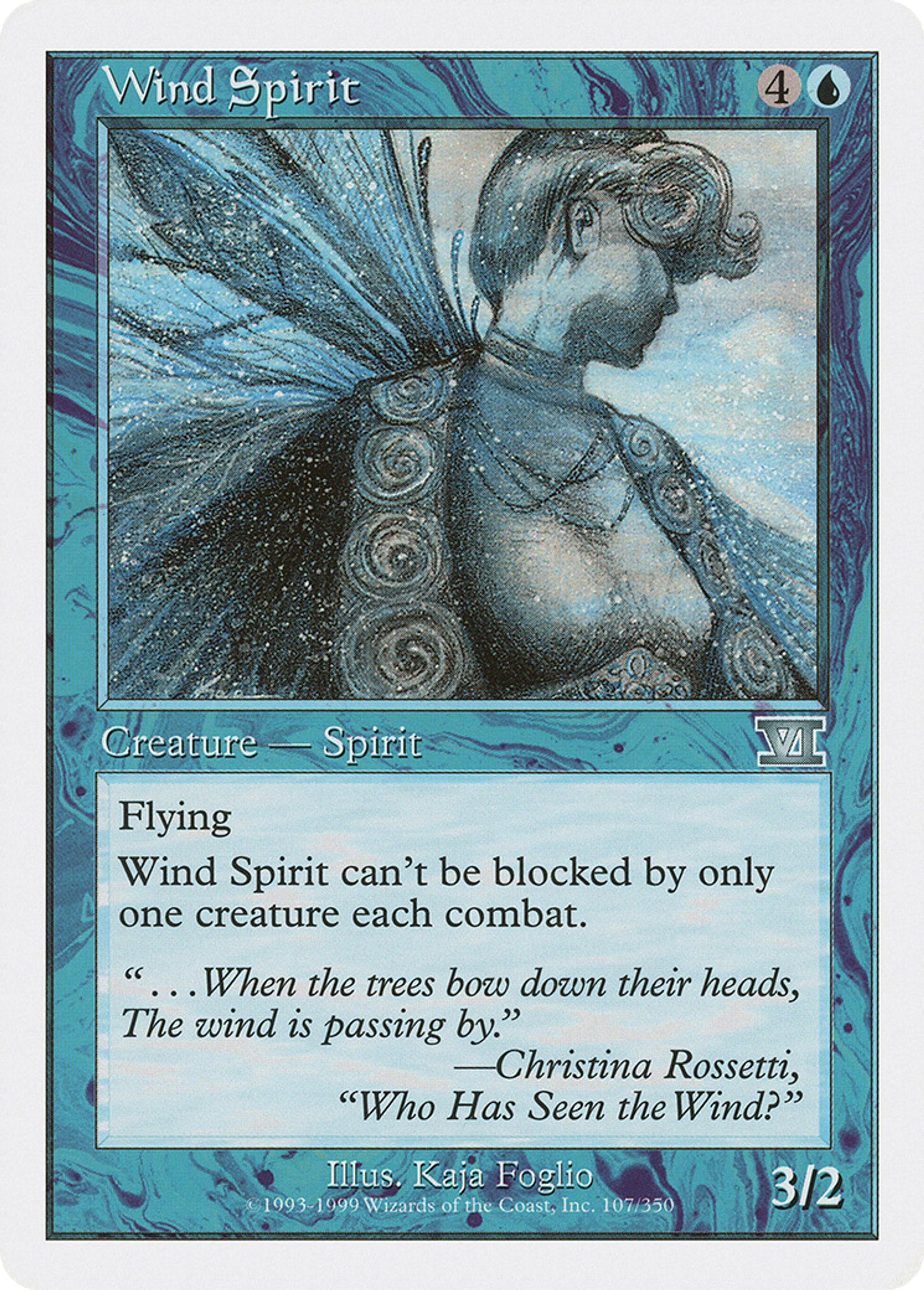 Wind Spirit — Classic Sixth Edition — Magic: The Gathering
