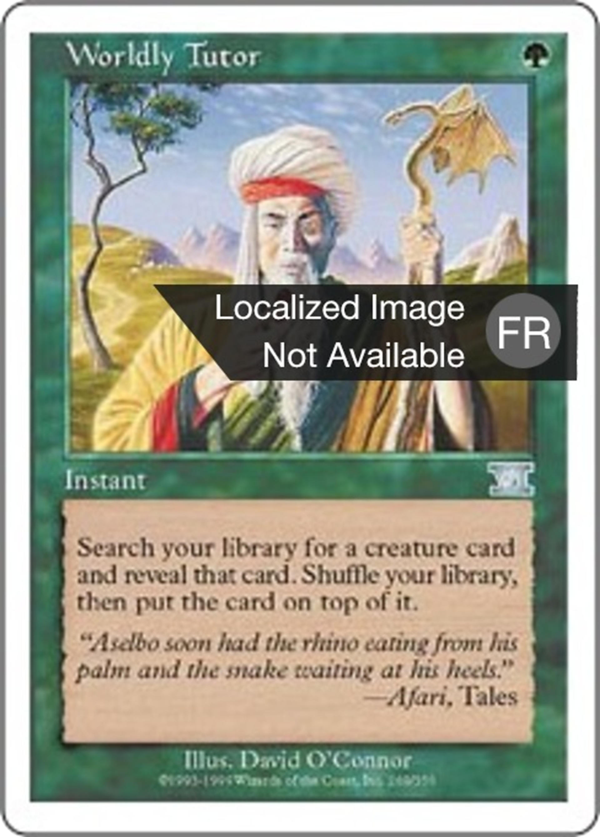Précepteur matérialiste — Classic Sixth Edition — Magic: The Gathering