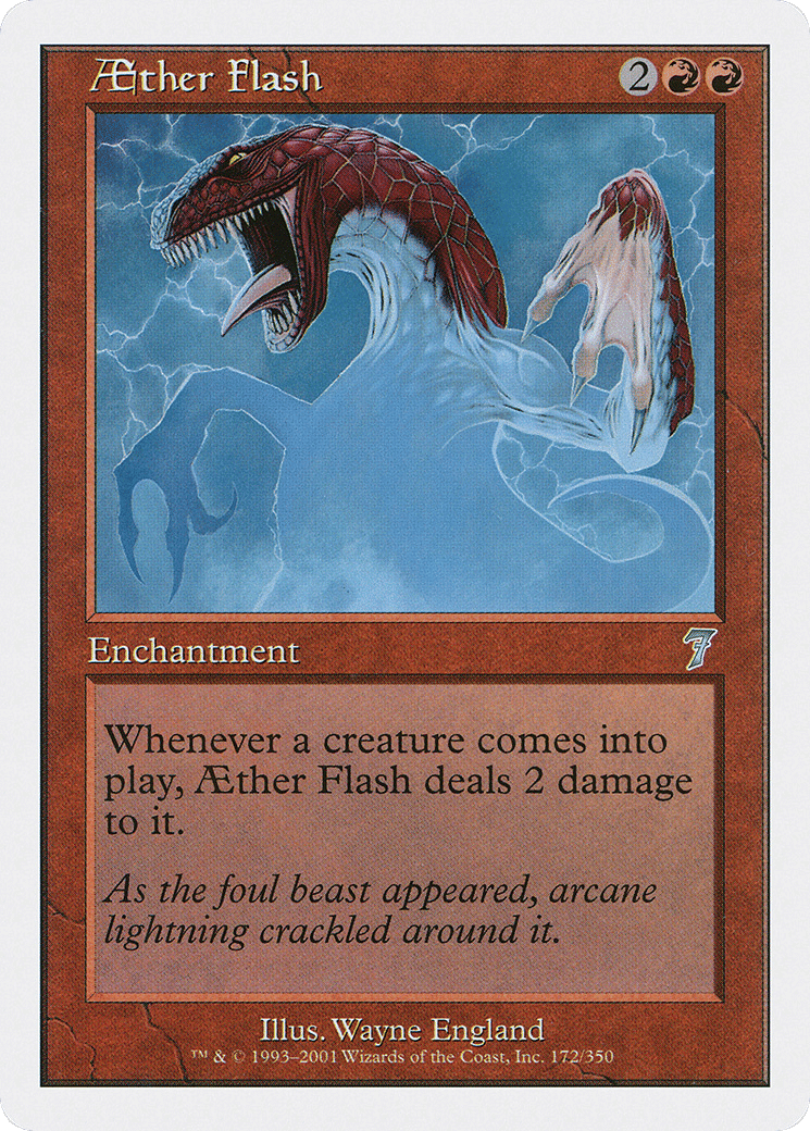 Aether Flash — Seventh Edition — Magic: The Gathering