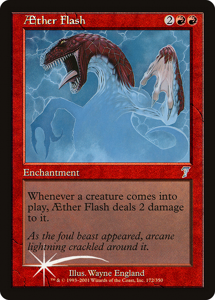 Aether Flash — Seventh Edition — Magic: The Gathering