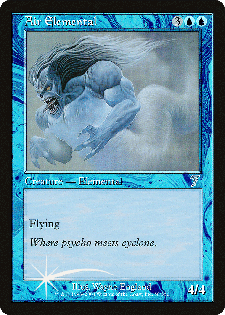 Air Elemental — Seventh Edition — Magic: The Gathering