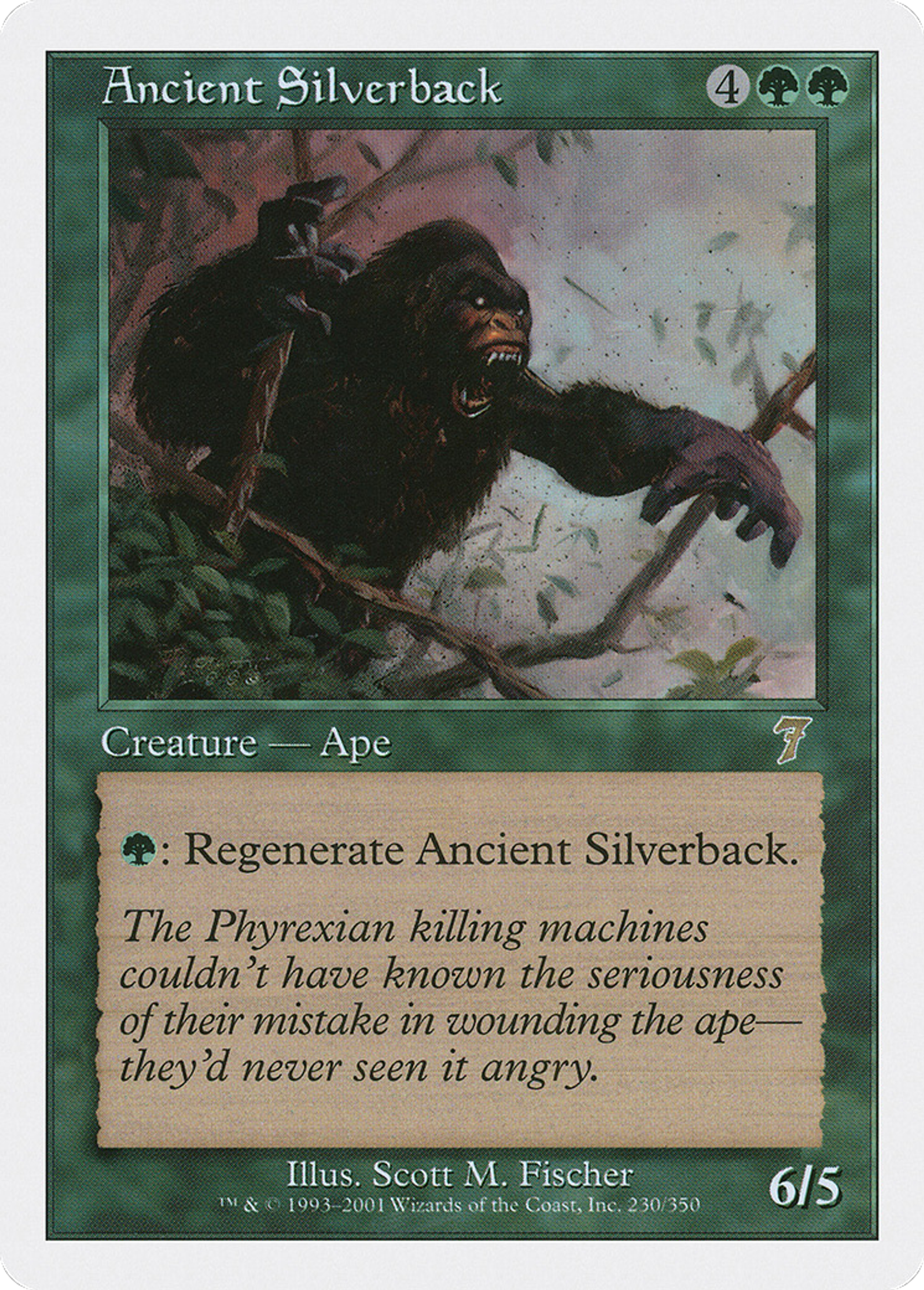 Ancient Silverback — Seventh Edition — Magic: The Gathering