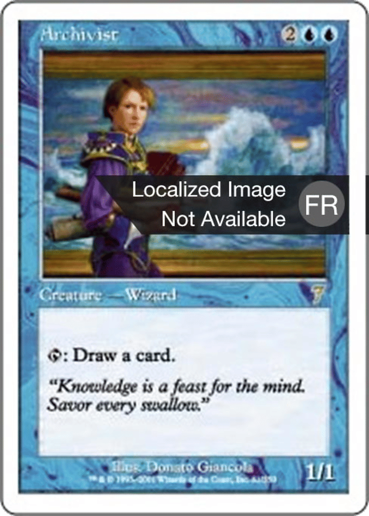 Archiviste — Seventh Edition — Magic: The Gathering