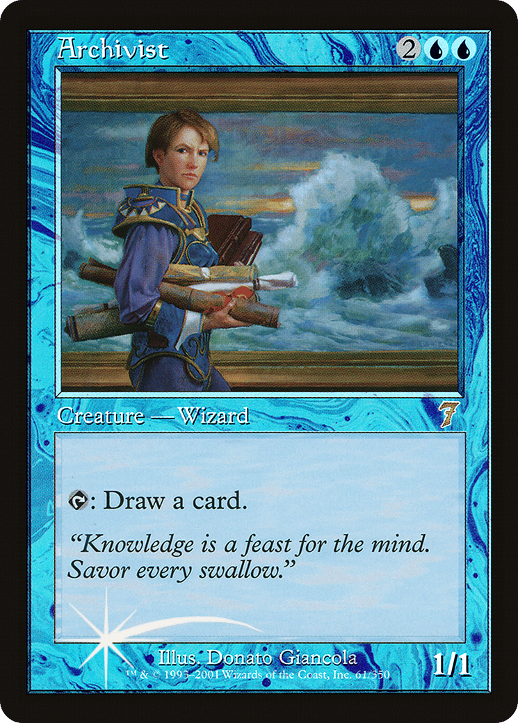 Archivist — Seventh Edition — Magic: The Gathering