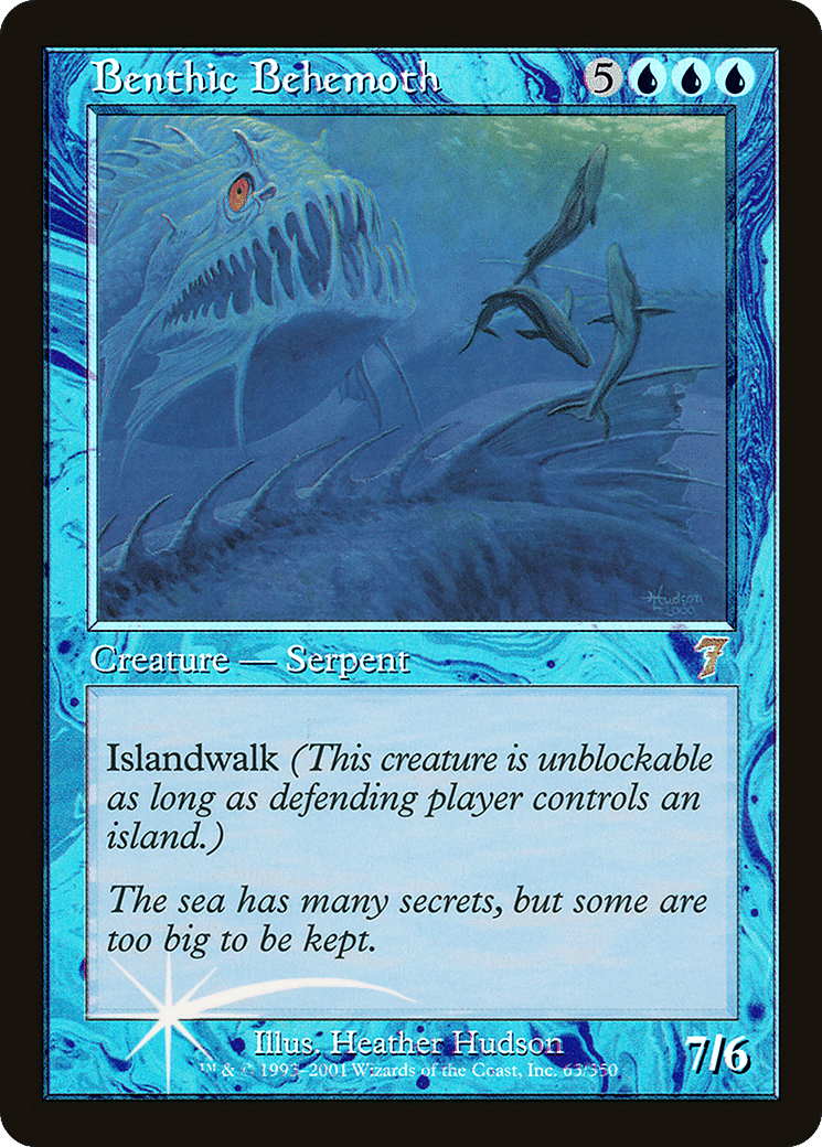 Benthic Behemoth — Seventh Edition — Magic: The Gathering