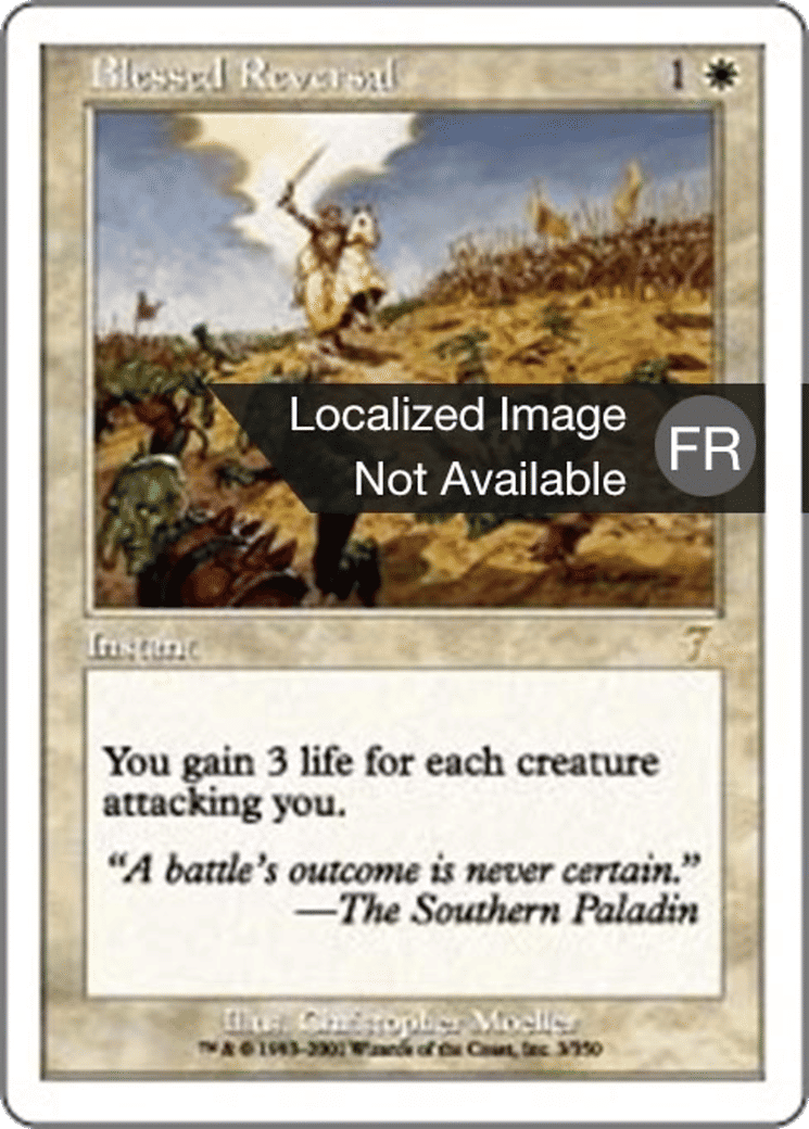 Inversion bénie — Seventh Edition — Magic: The Gathering