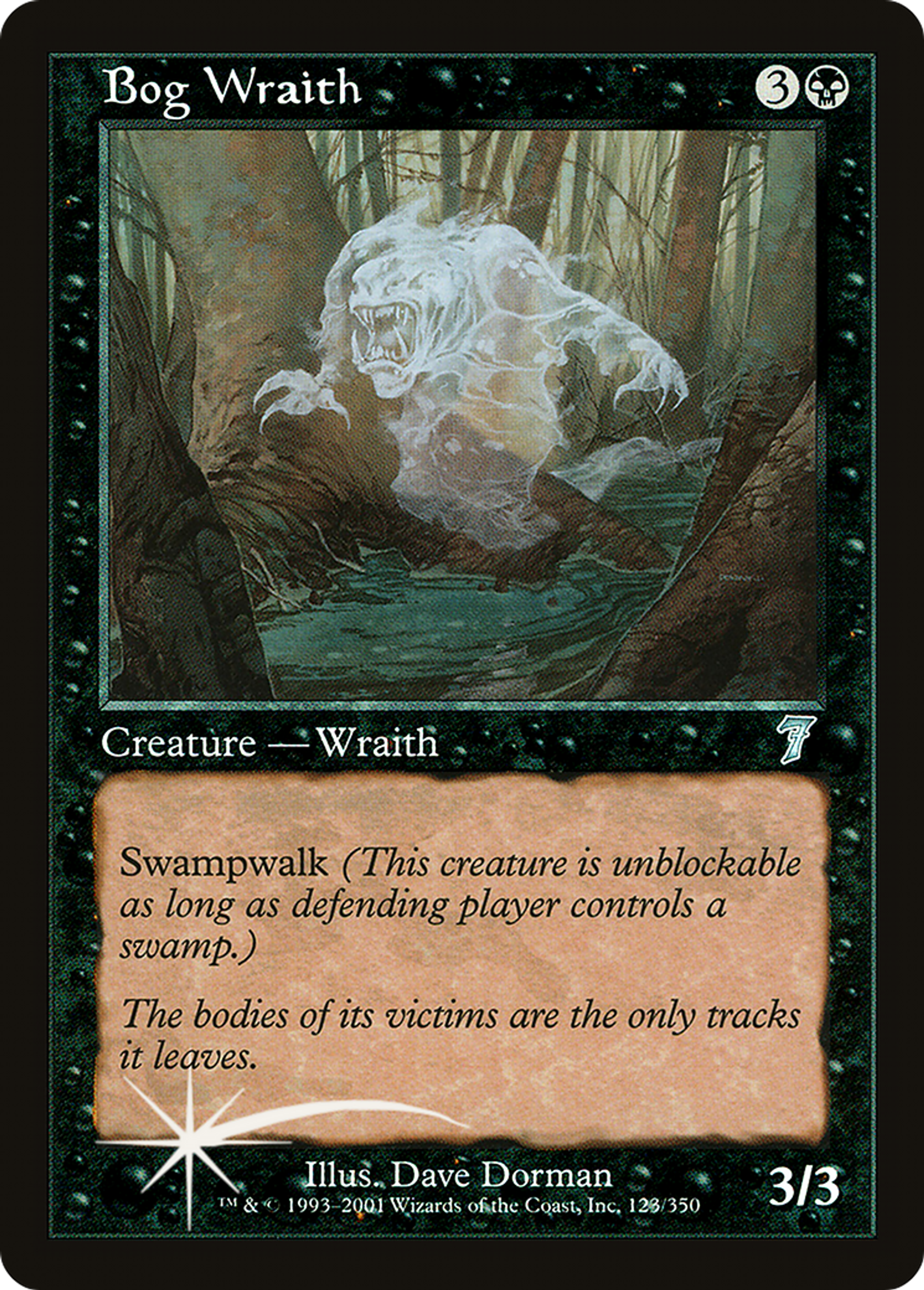 Bog Wraith — Seventh Edition — Magic: The Gathering
