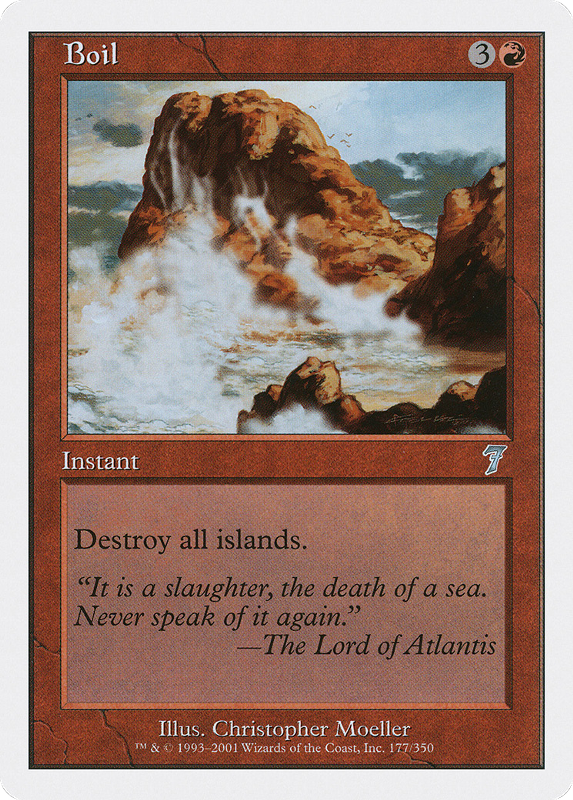 Boil — Seventh Edition — Magic: The Gathering