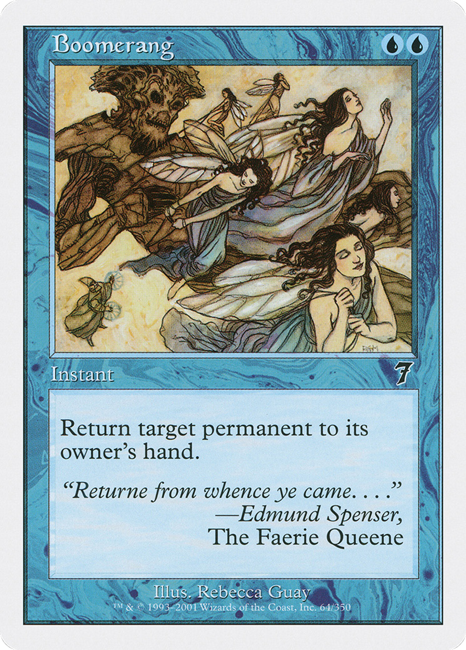 Boomerang — Seventh Edition — Magic: The Gathering