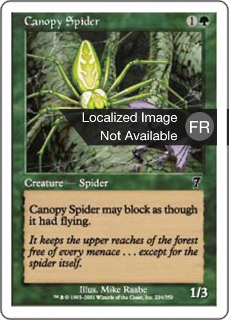 Araignée de la canopée — Seventh Edition — Magic: The Gathering