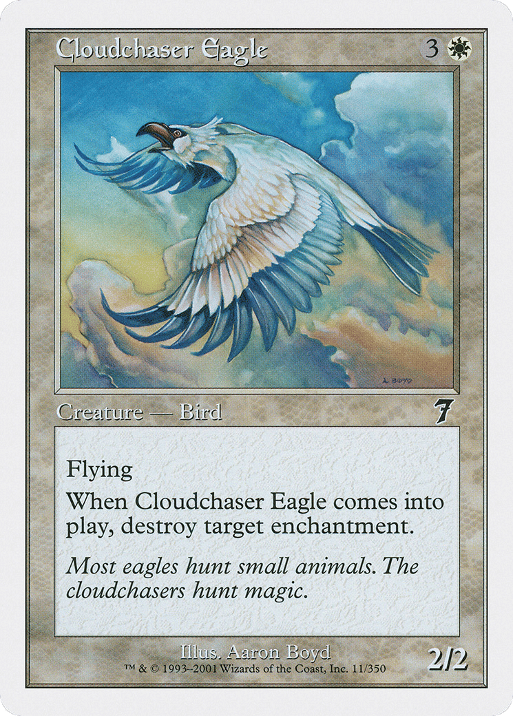 Cloudchaser Eagle — Seventh Edition — Magic: The Gathering