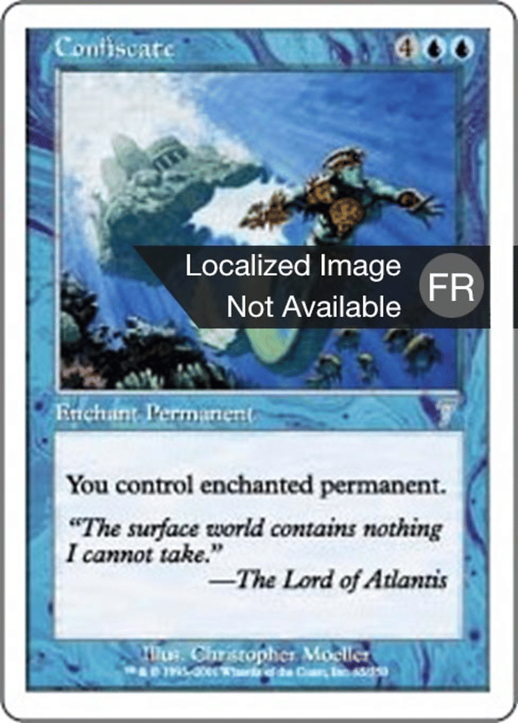 Confiscation — Seventh Edition — Magic: The Gathering