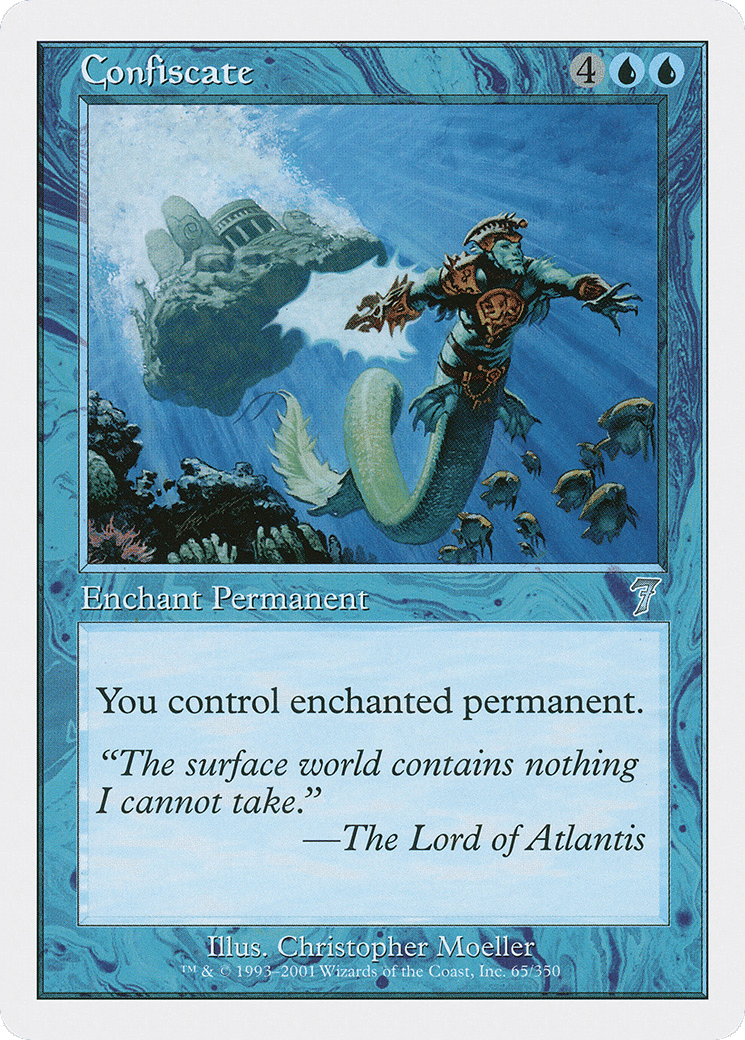 Confiscate — Seventh Edition — Magic: The Gathering