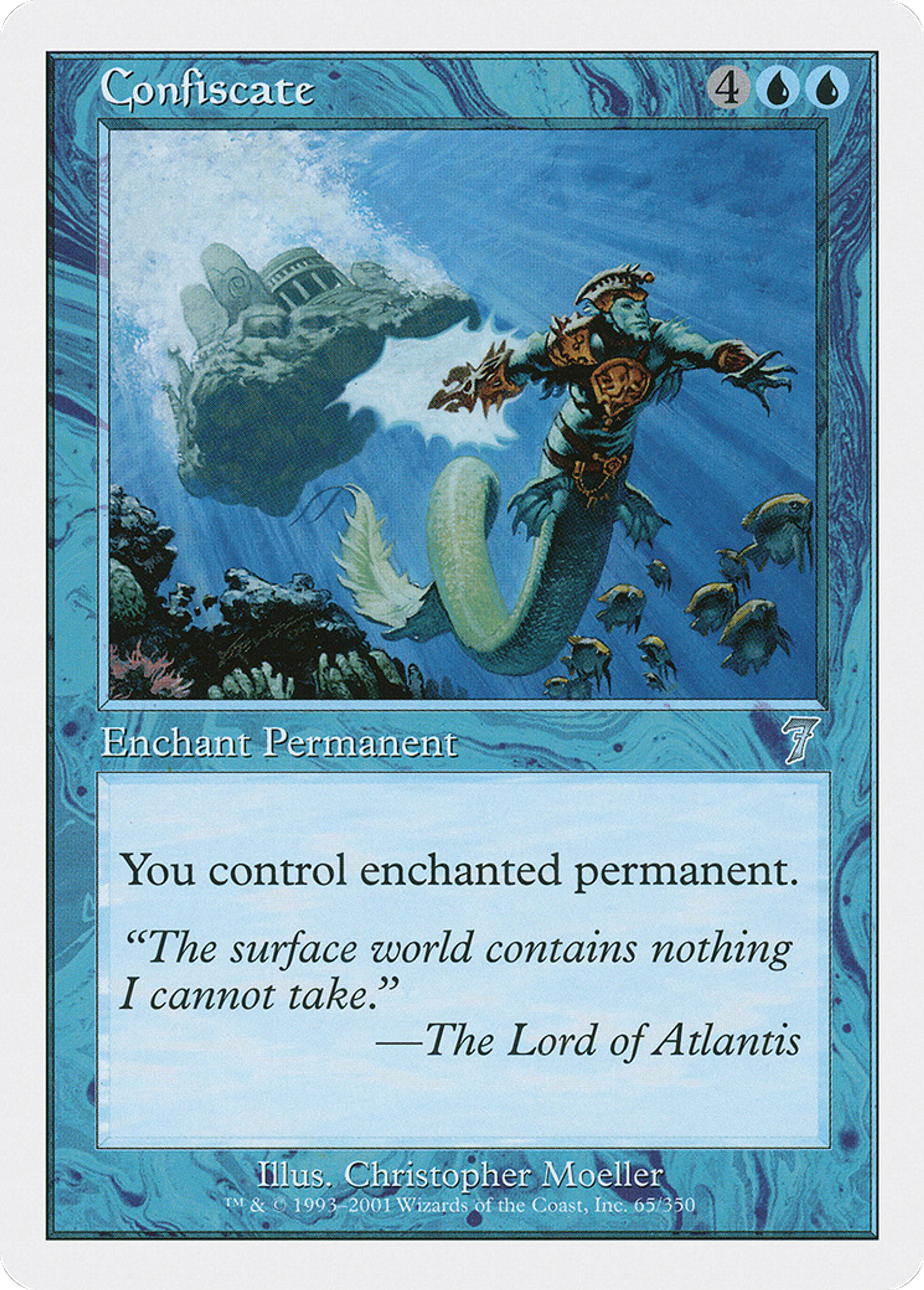 Confiscate — Seventh Edition — Magic: The Gathering