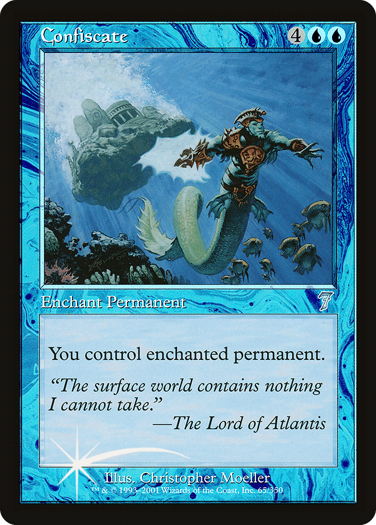 Confiscate — Seventh Edition — Magic: The Gathering