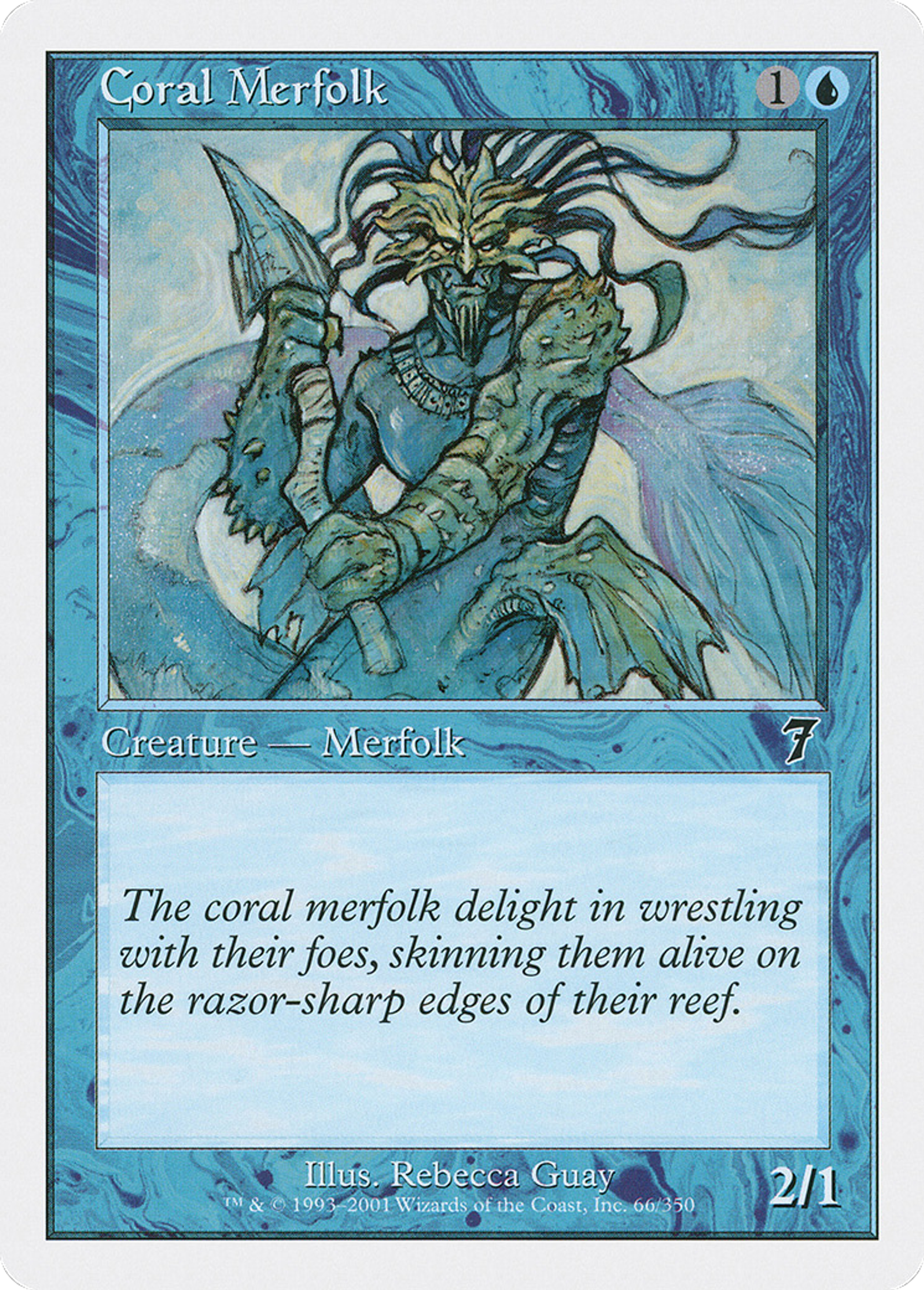 Ondin des coraux — Seventh Edition — Magic: The Gathering