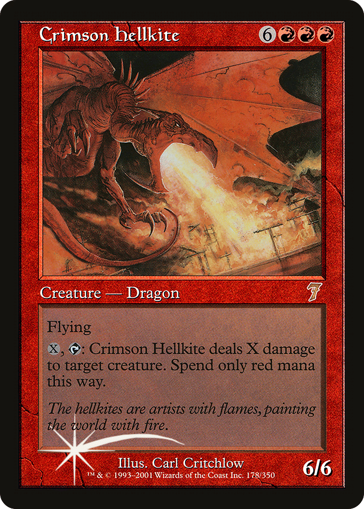 Crimson Hellkite — Seventh Edition — Magic: The Gathering