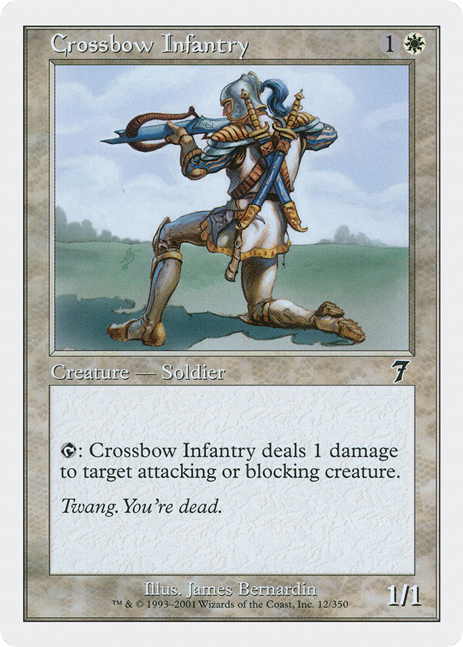 Arbalétriers à pied — Seventh Edition — Magic: The Gathering