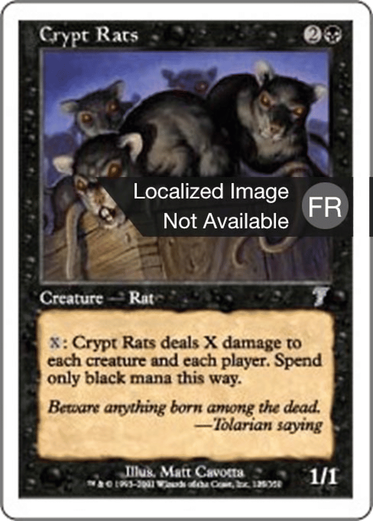 Rats des cryptes — Seventh Edition — Magic: The Gathering
