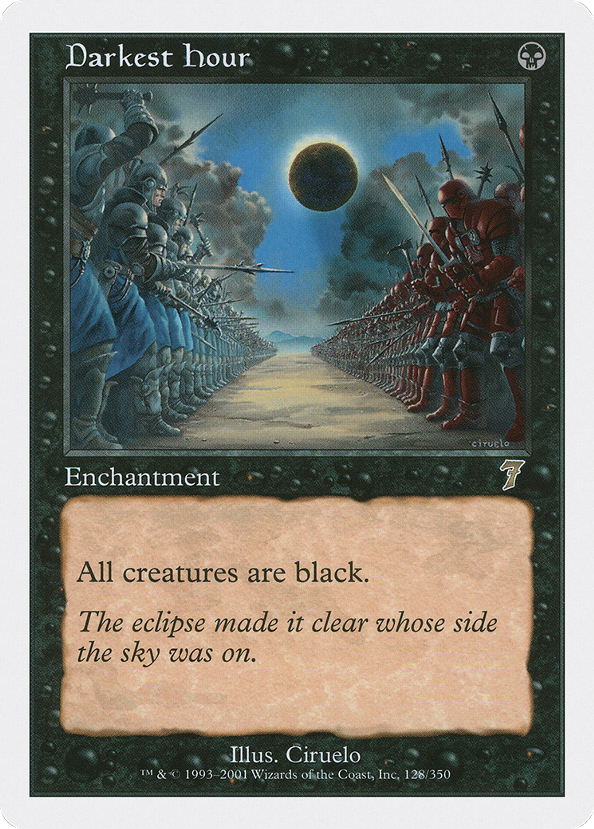 Heure sombre — Seventh Edition — Magic: The Gathering