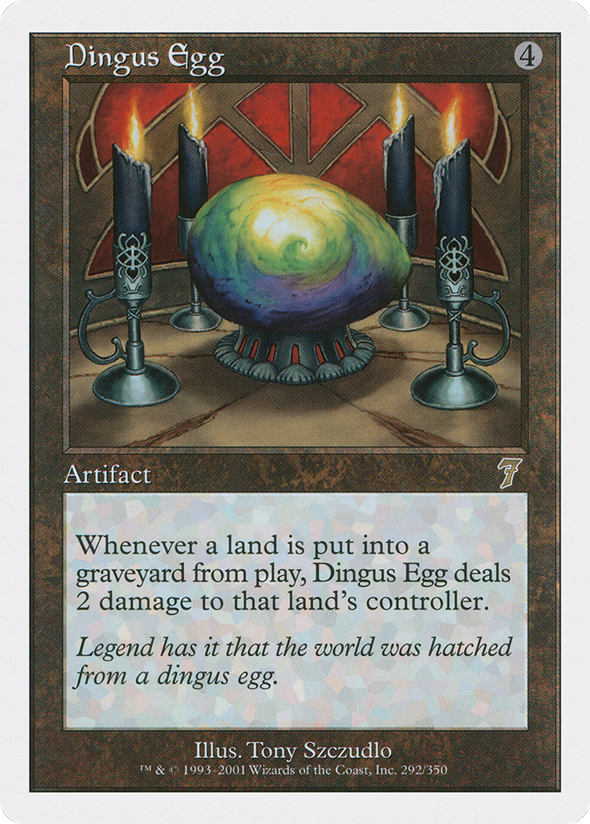 Dingus Egg — Seventh Edition — Magic: The Gathering