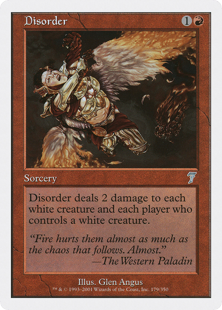 Disorder — Seventh Edition — Magic: The Gathering
