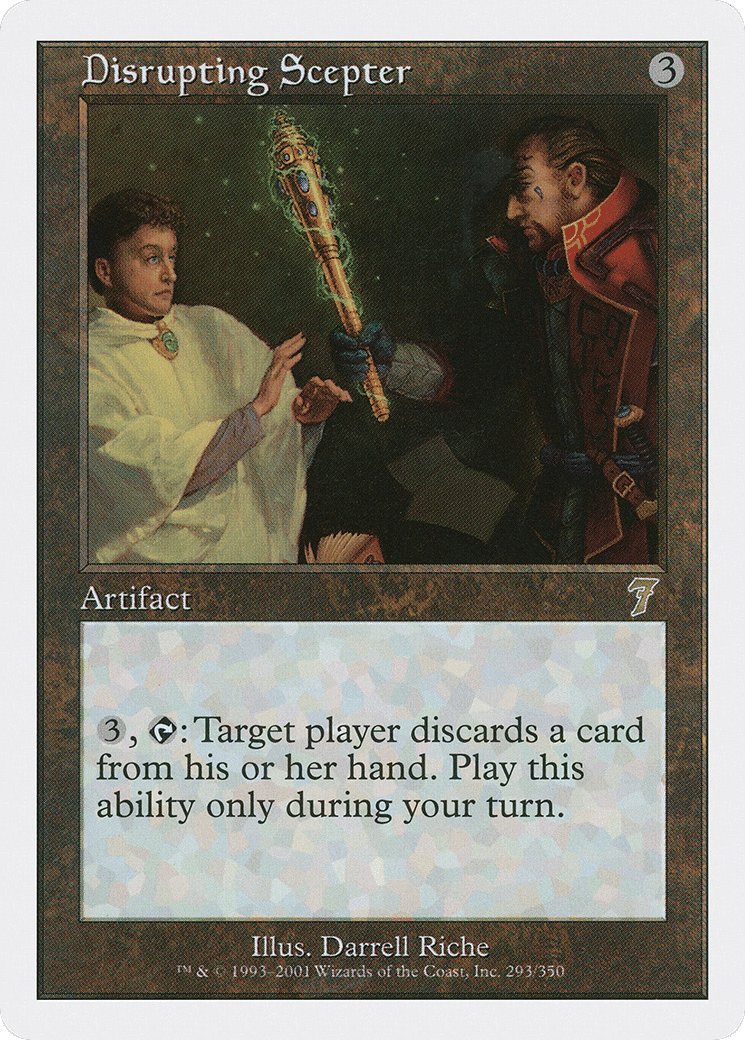 Disrupting Scepter — Seventh Edition — Magic: The Gathering