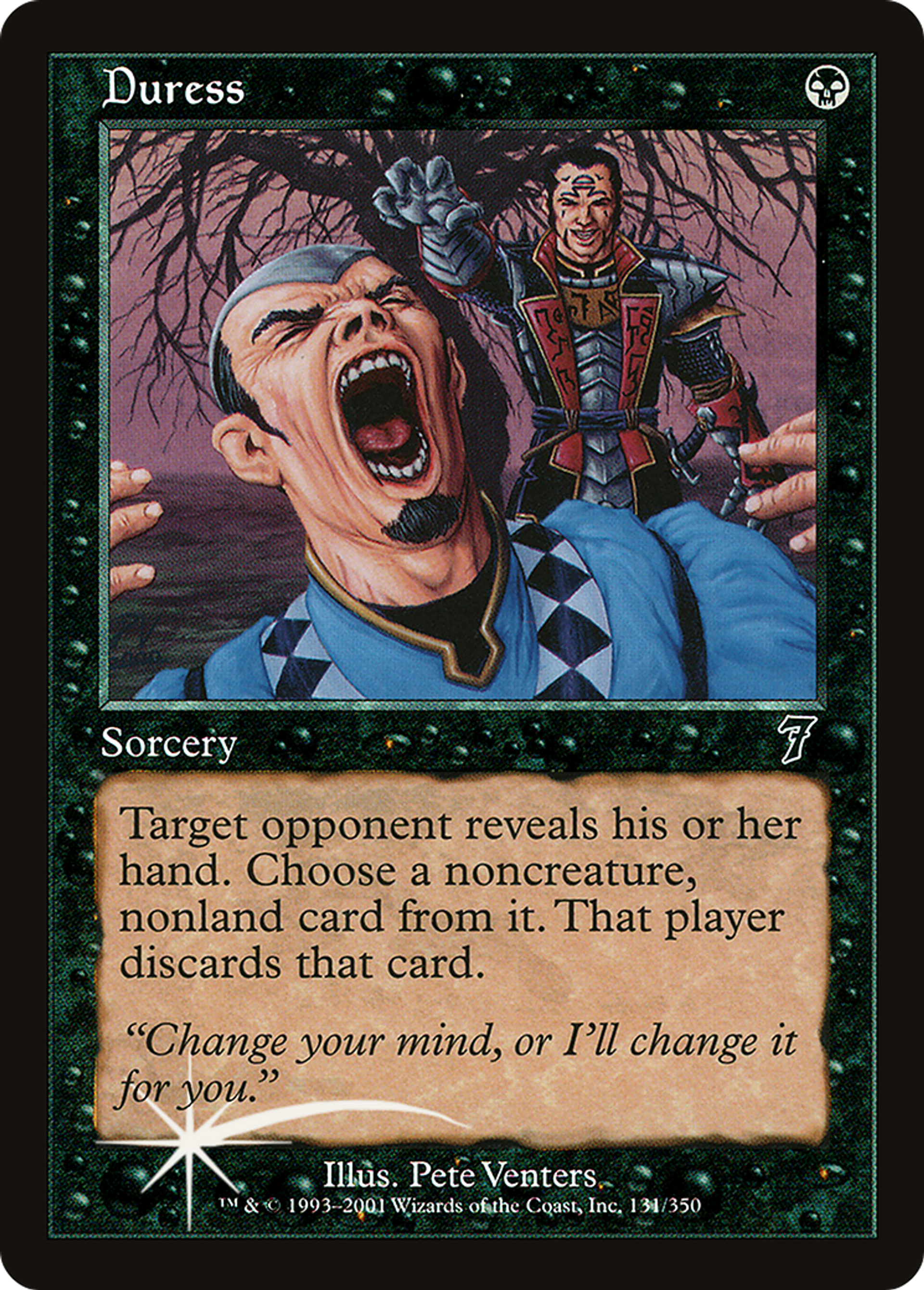 Duress — Seventh Edition — Magic: The Gathering
