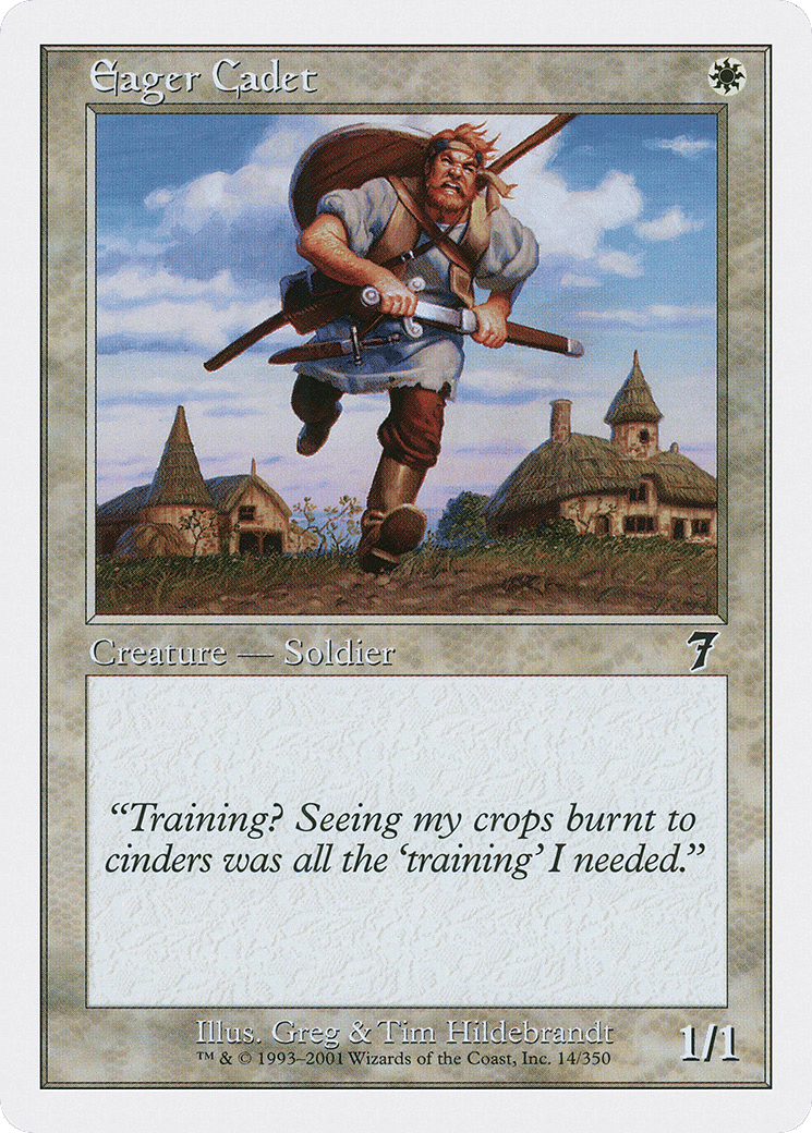 Eager Cadet — Seventh Edition — Magic: The Gathering