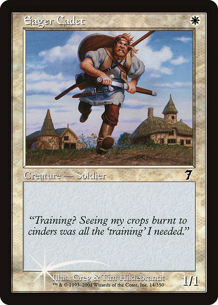 Eager Cadet — Seventh Edition — Magic: The Gathering