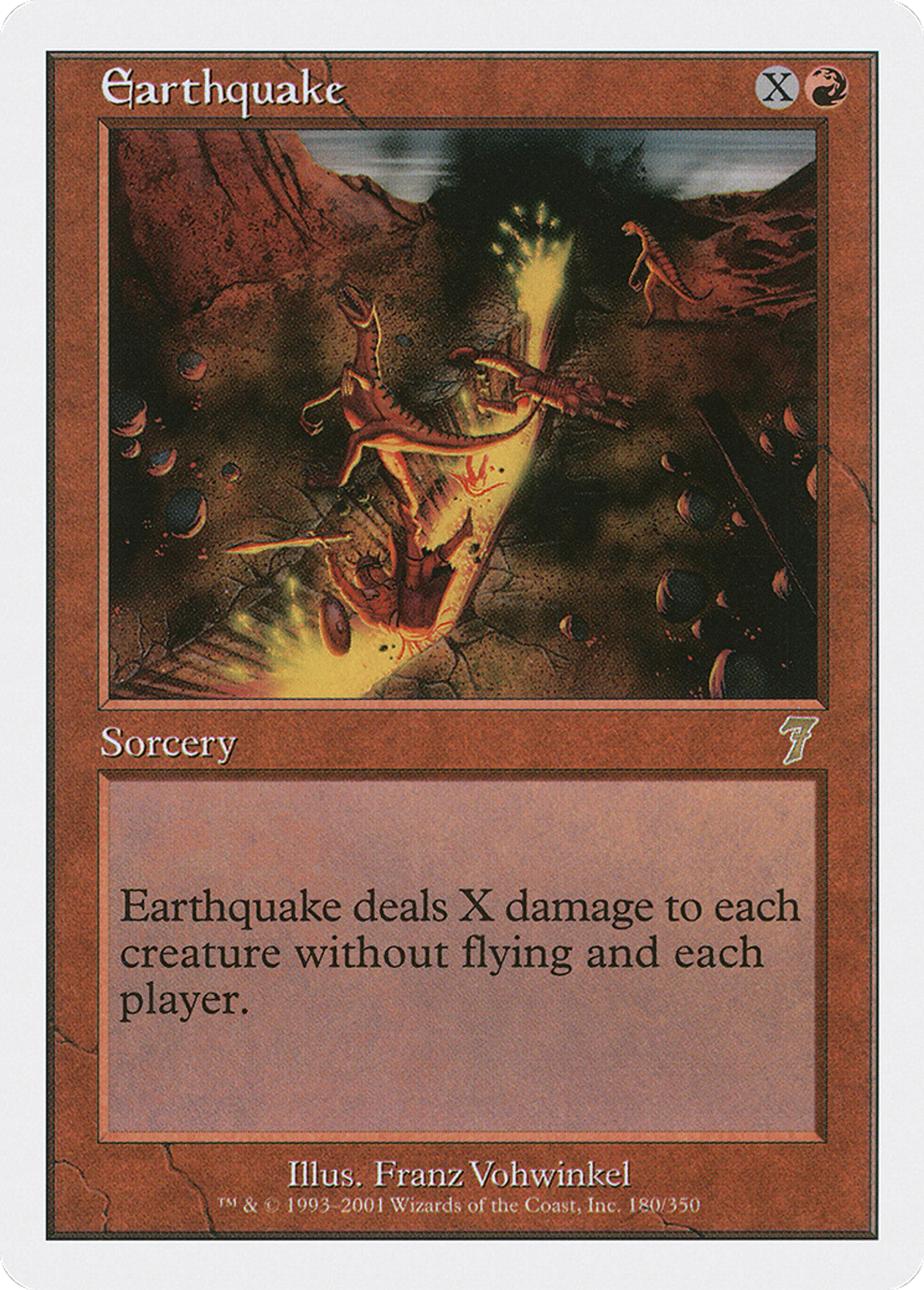 Earthquake — Seventh Edition — Magic: The Gathering
