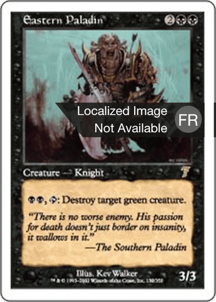 Paladin de l'Est — Seventh Edition — Magic: The Gathering