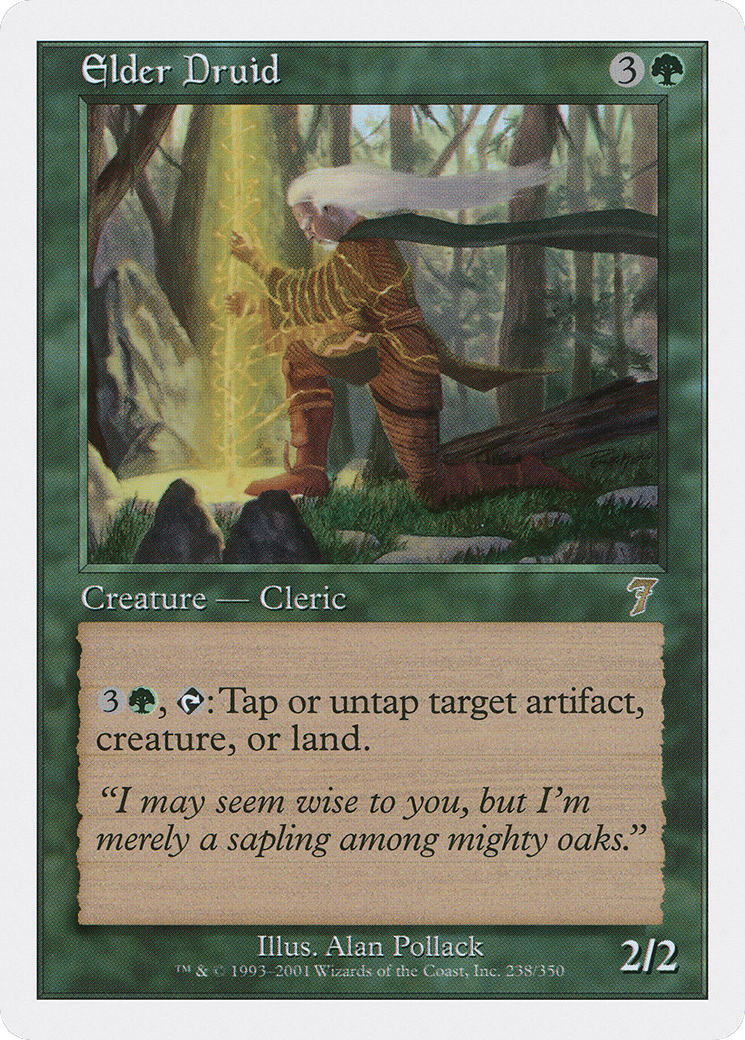 Elder Druid — Seventh Edition — Magic: The Gathering