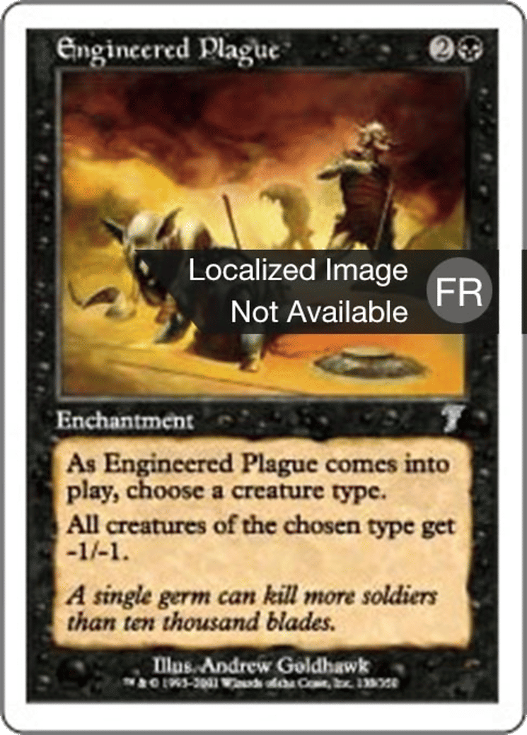 Peste artificielle — Seventh Edition — Magic: The Gathering