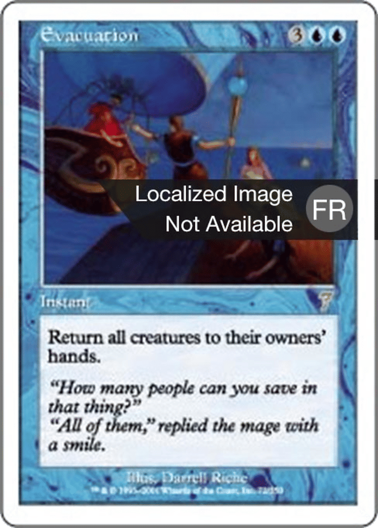 Évacuation — Seventh Edition — Magic: The Gathering