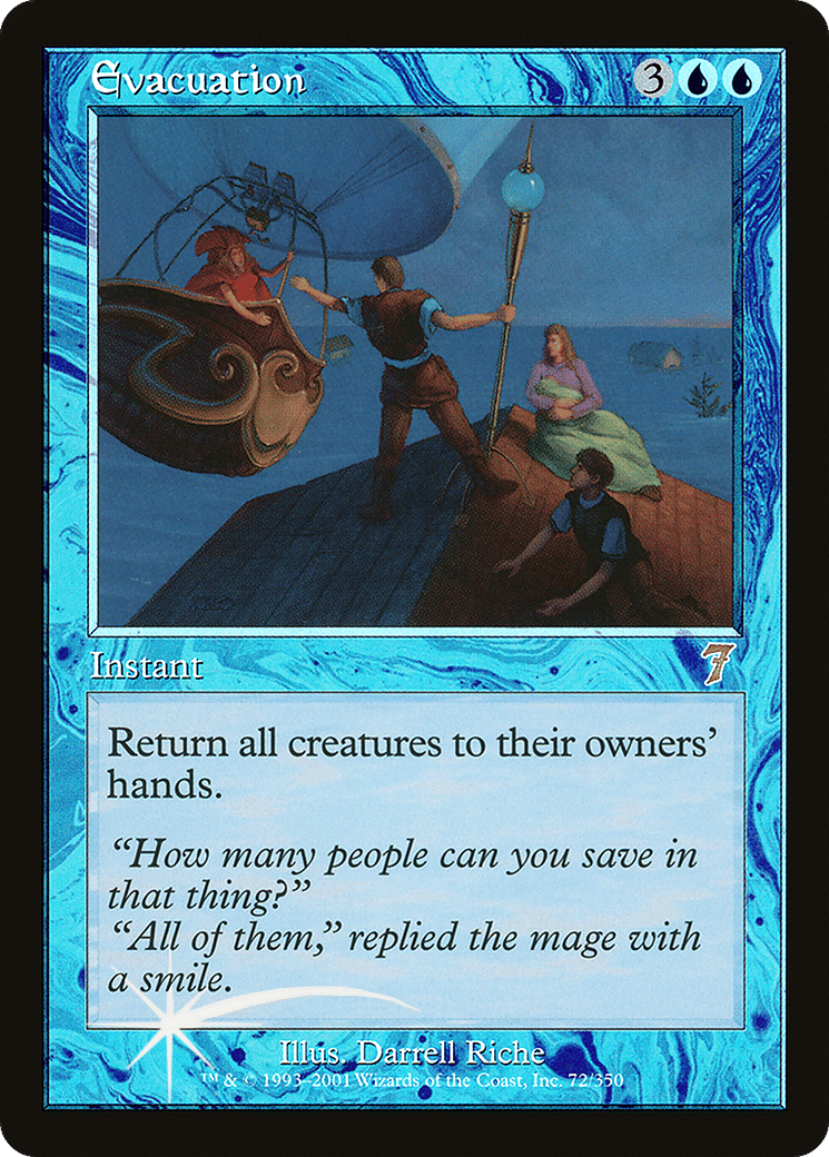 Evacuation — Seventh Edition — Magic: The Gathering